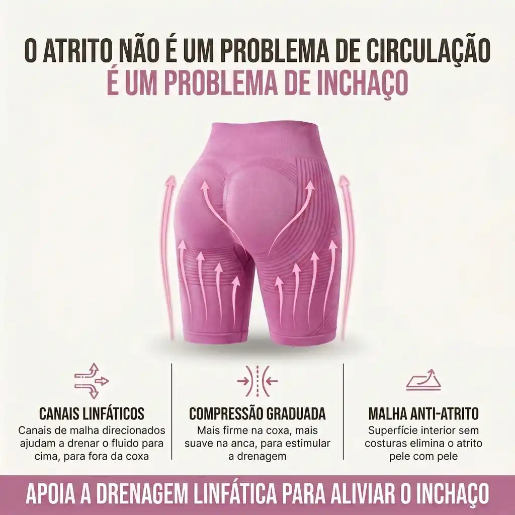 Calções 3D antifricção