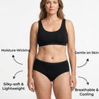 Bamboo-Fiber Ultra-Soft & Breathable Panties (Hipster)