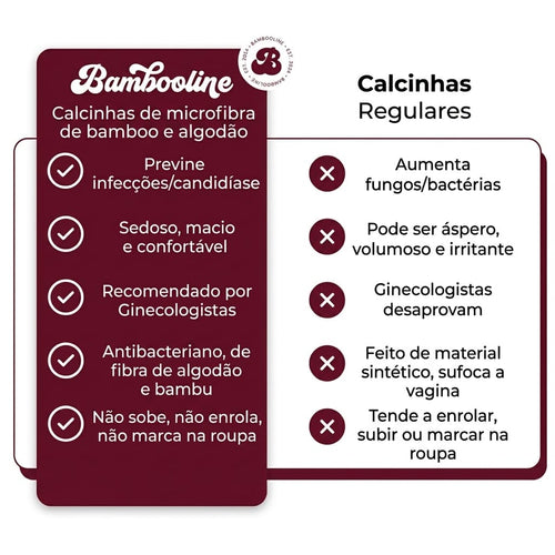 Calcinha Bambooline (Cintura Alta)