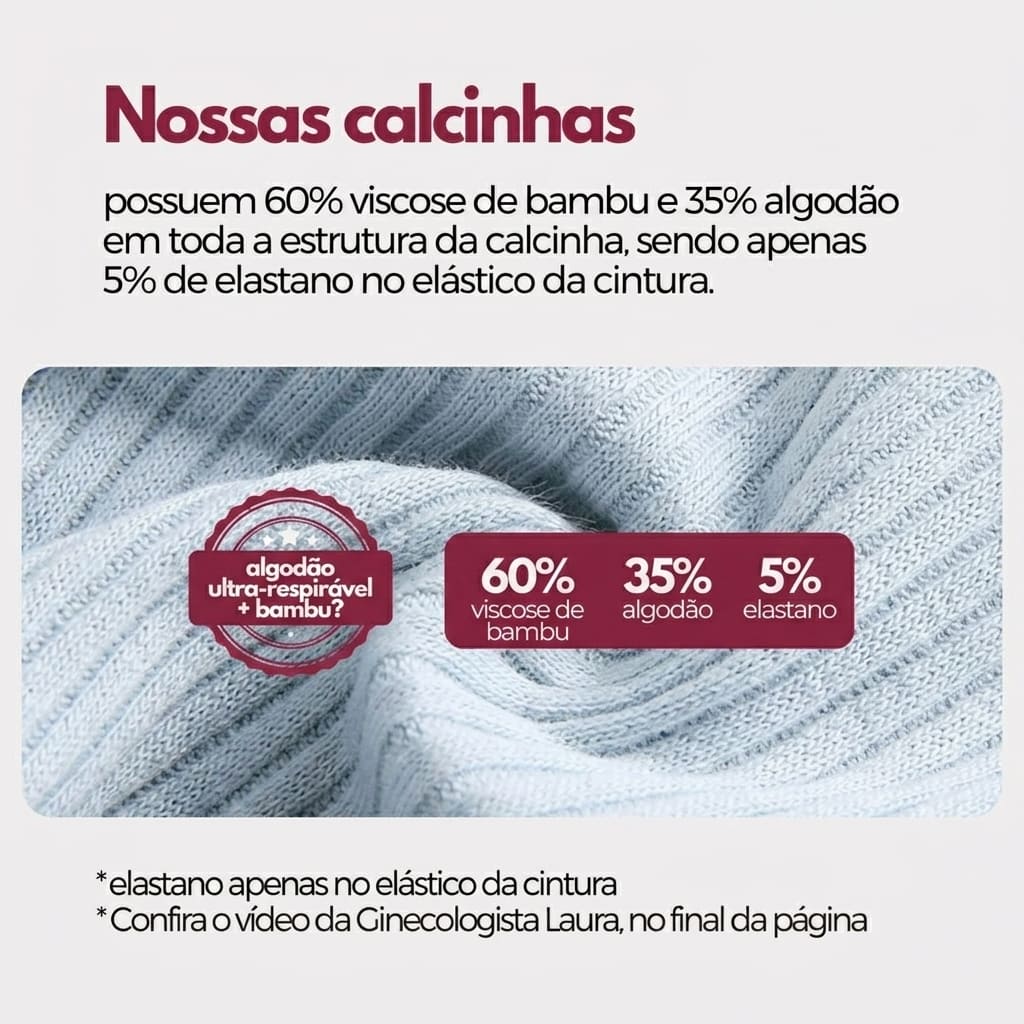 Calcinha Bambooline (Cavada)