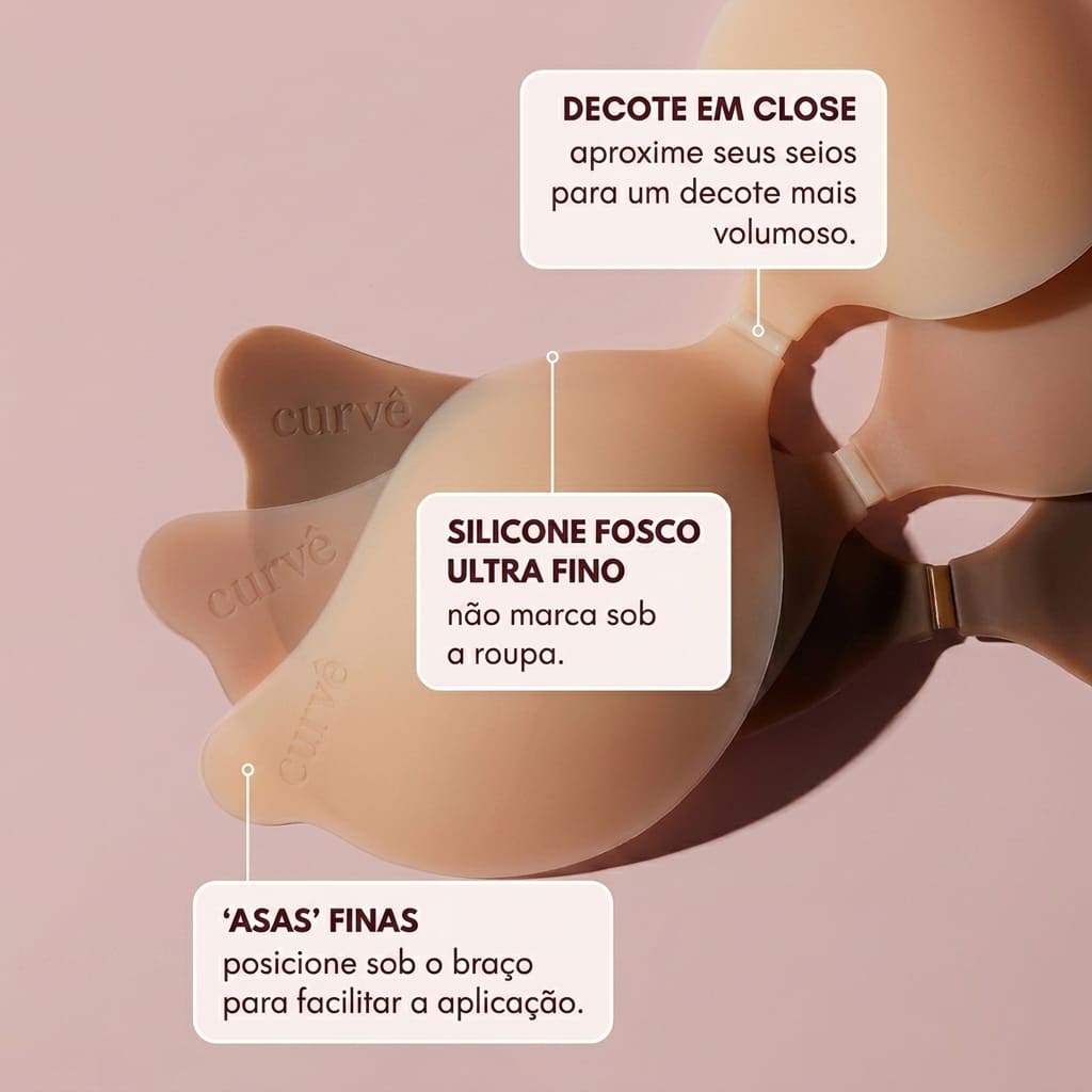 Boobster - Sutiã de Silicone Invisivel