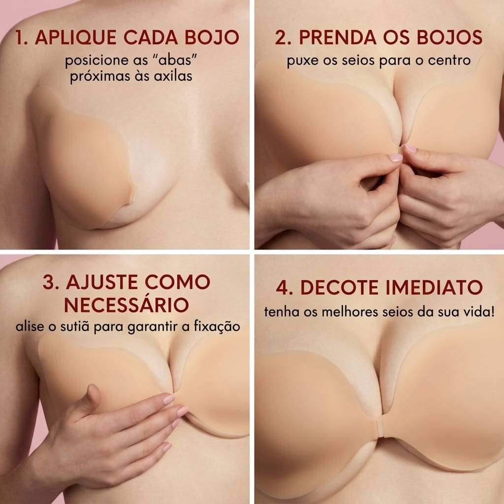 Boobster - Sutiã de Silicone Invisivel